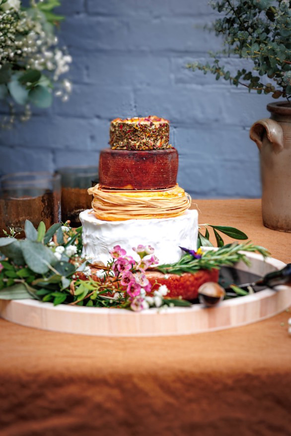 Création fromagère raffinée pour mariage